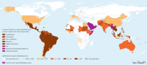 WHO Dengue Map